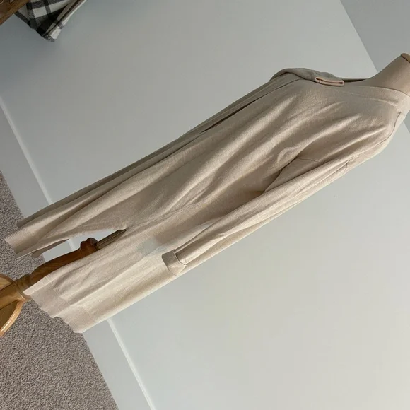 Ann Taylor Cream Long Cardigan - Picture 2 of 6